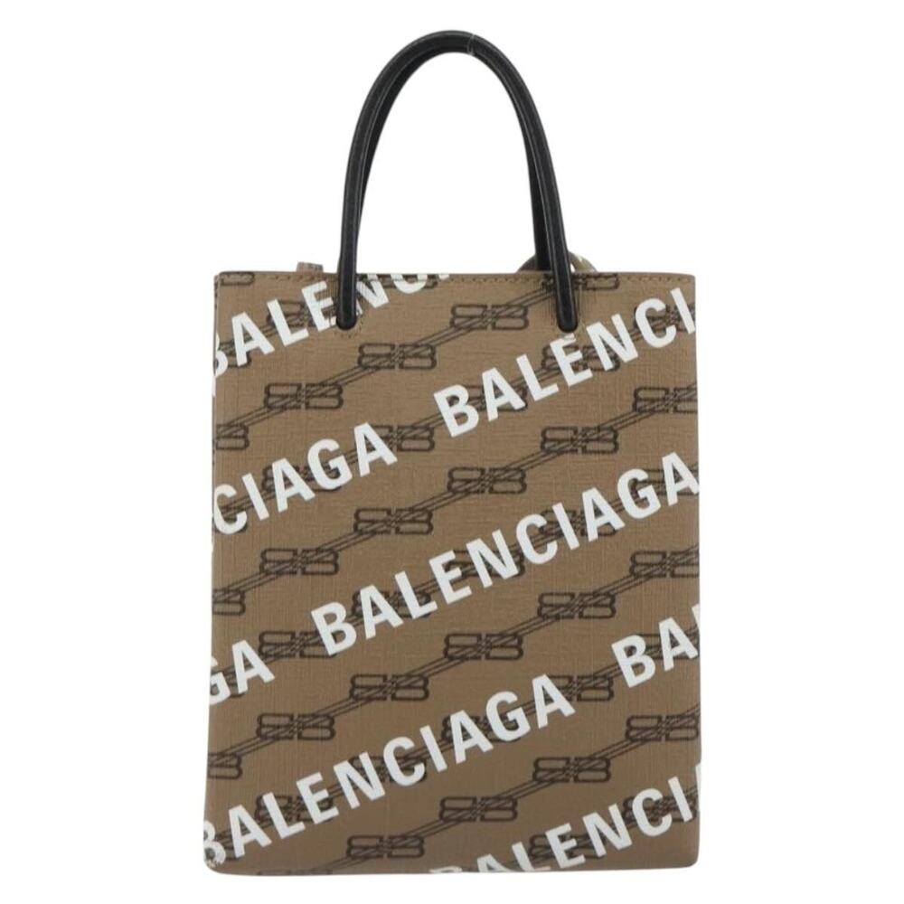 Balenciaga Leather City Handbag Brown